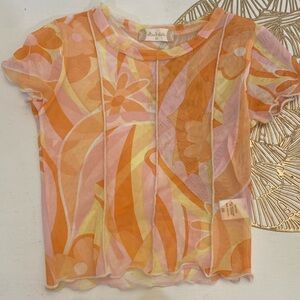 Mesh women’s crop top